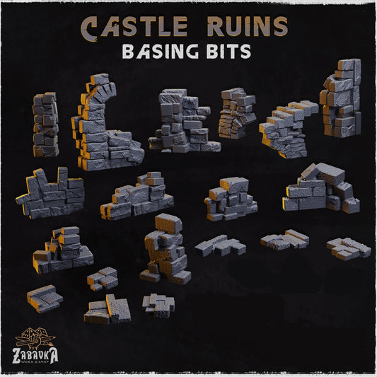 Castle Ruins Structures Basing Bits