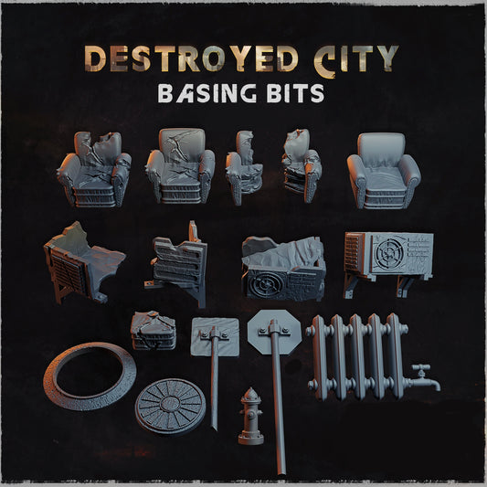 Destroyed City Miscellaneous Basing Bits