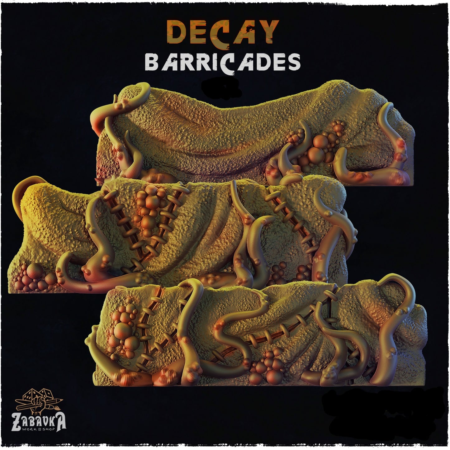 Decay Resin Wargaming Barricades