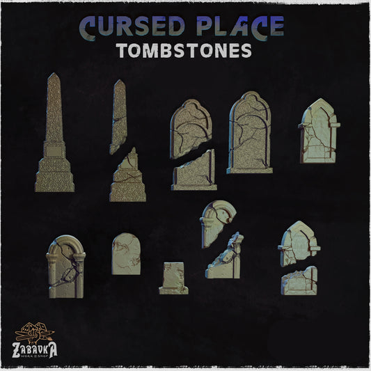 Cursed Place Tombstone Basing Bits