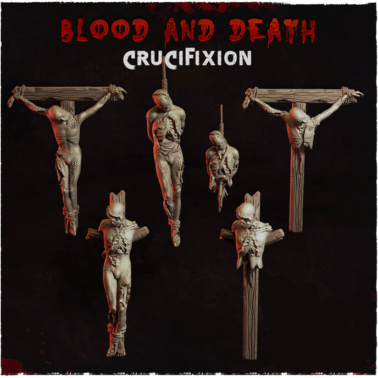 Blood and Death Crucifixion Basing Bits