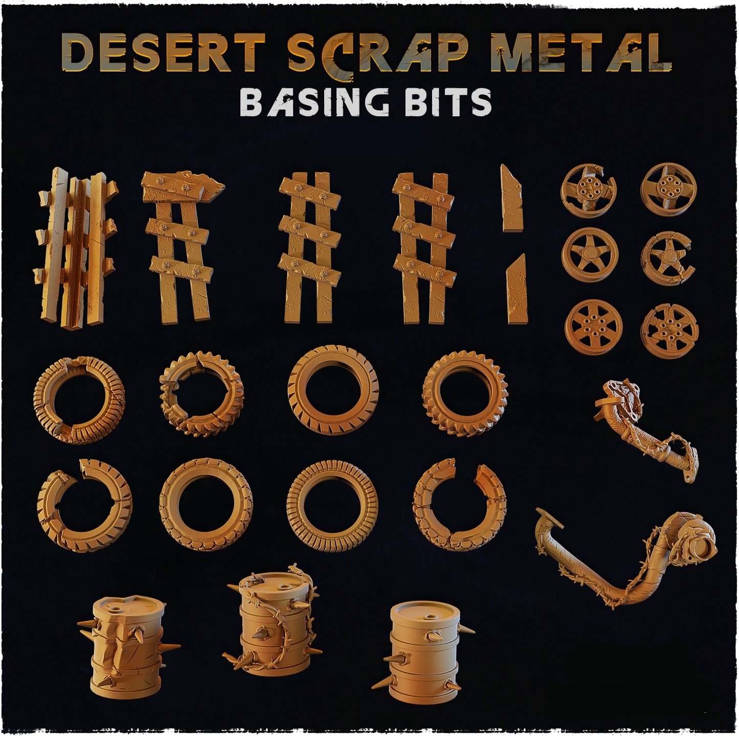 Desert Scrap Metal Miscellaneous Basing Bits