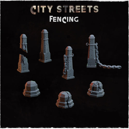 City Streets Fencing Basing Bits