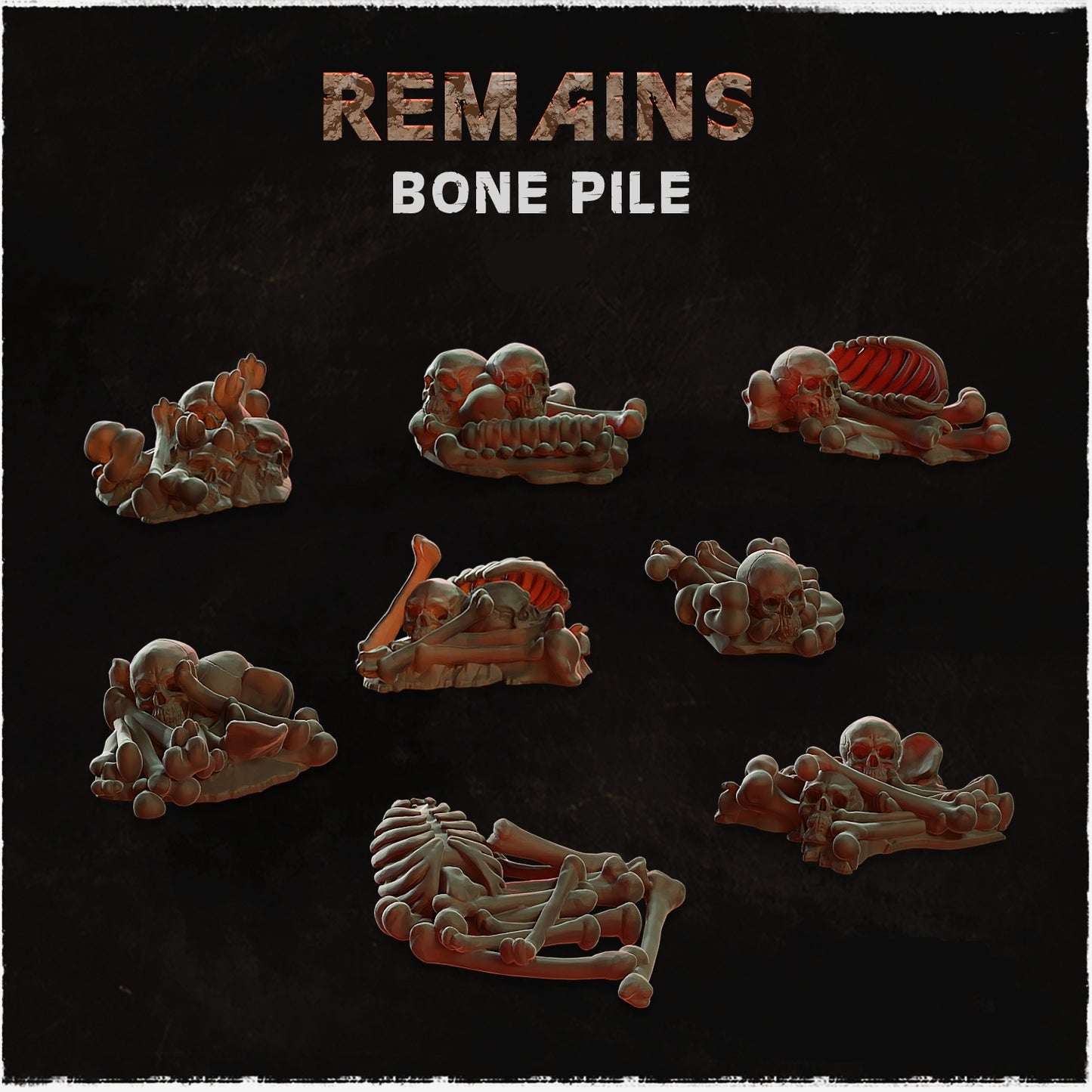 Remains Bone Pile Basing Bits