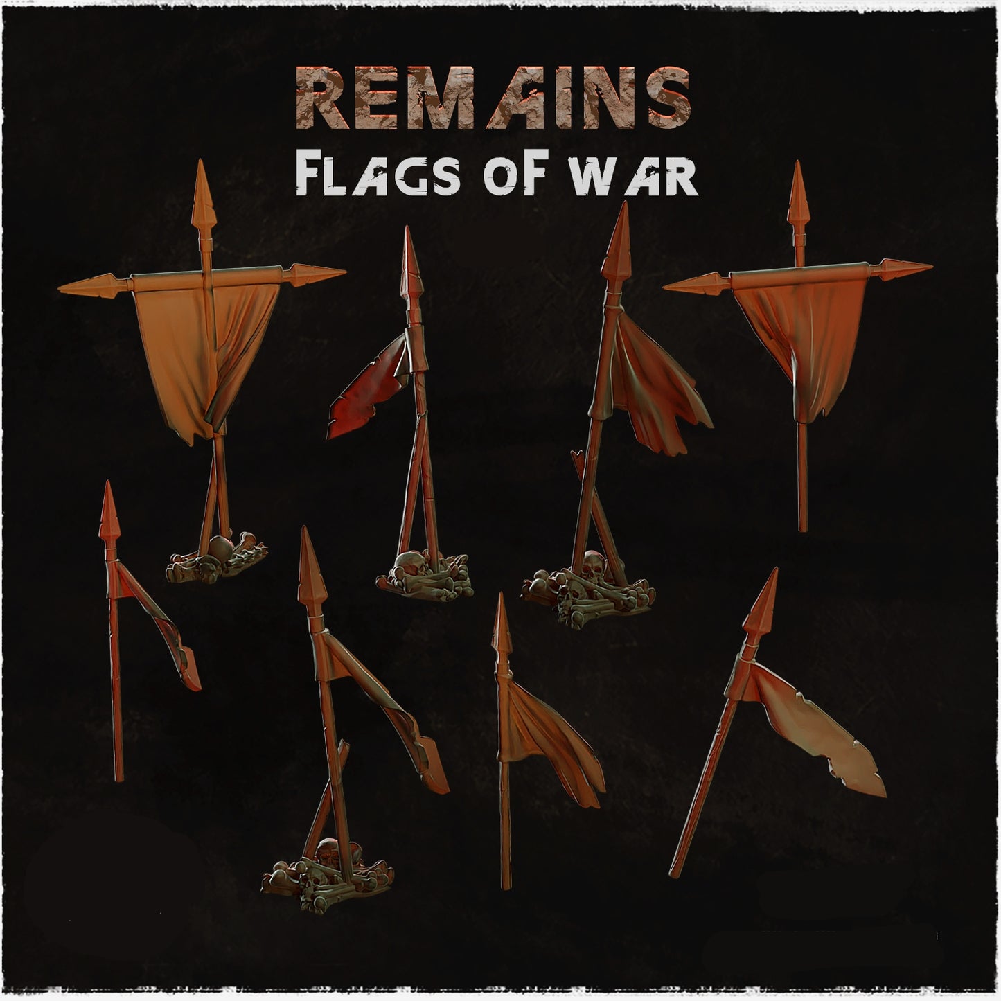 Remains Flags of War Basing Bits