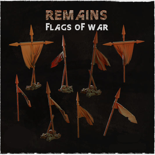 Remains Flags of War Basing Bits