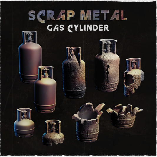 Scrap Metal Cylinder Basing Bits