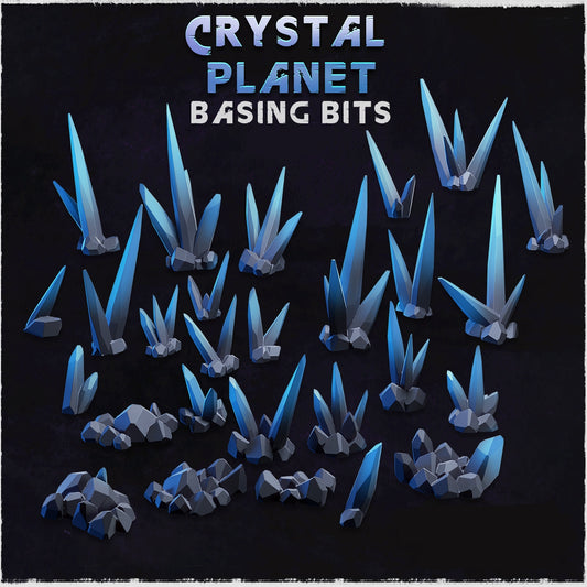 Crystal Planet Crystal Cluster Basing Bits