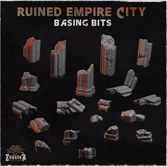 Ruined Empire City Rubble Basing Bits