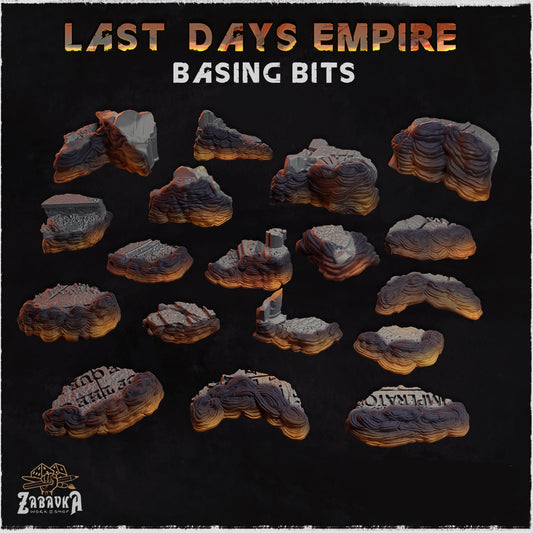 Last Empire Days Lava Rock Basing Bits