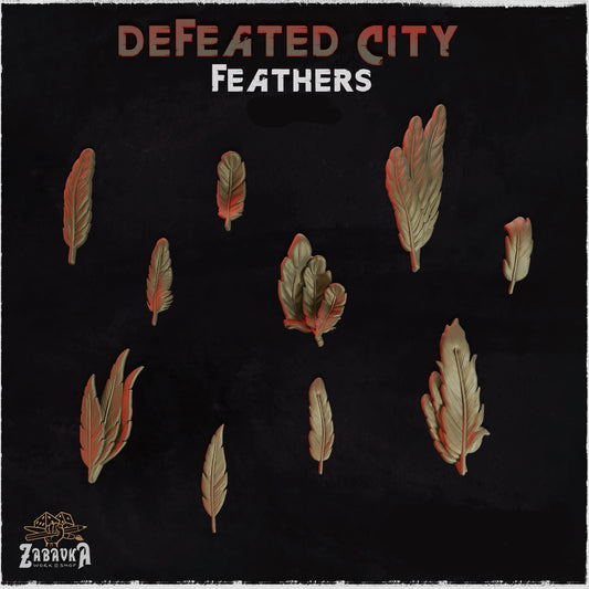 Defeated City Feather Basing Bits