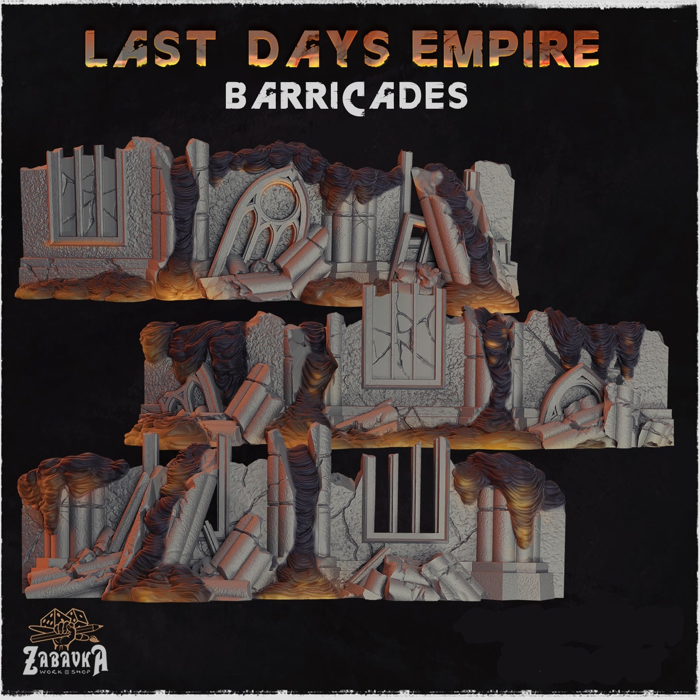 Battlefield Resin Wargaming Barrikaden
