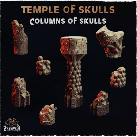 Temple of Skulls Skull Column Basing Bits