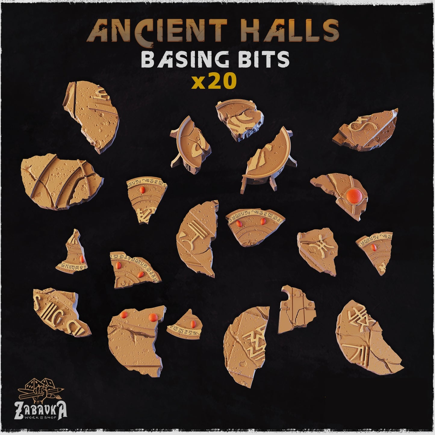 Ancient Halls Miscellaneous Ruin Basing Bits