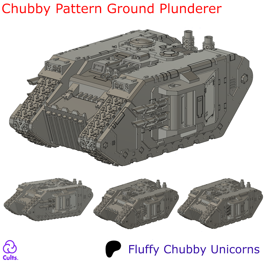 The Chubby Pattern Ground Plunderer Tank Kit