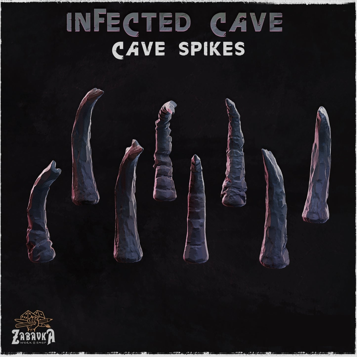 Infected Cave Cave Spike Basing Bits