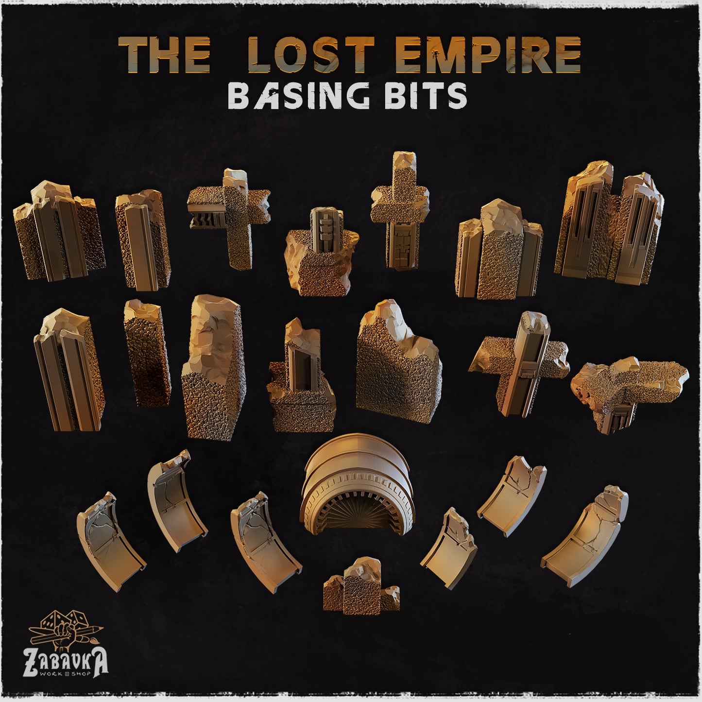 The Lost Empire Miscellaneous Ruin Basing Bits