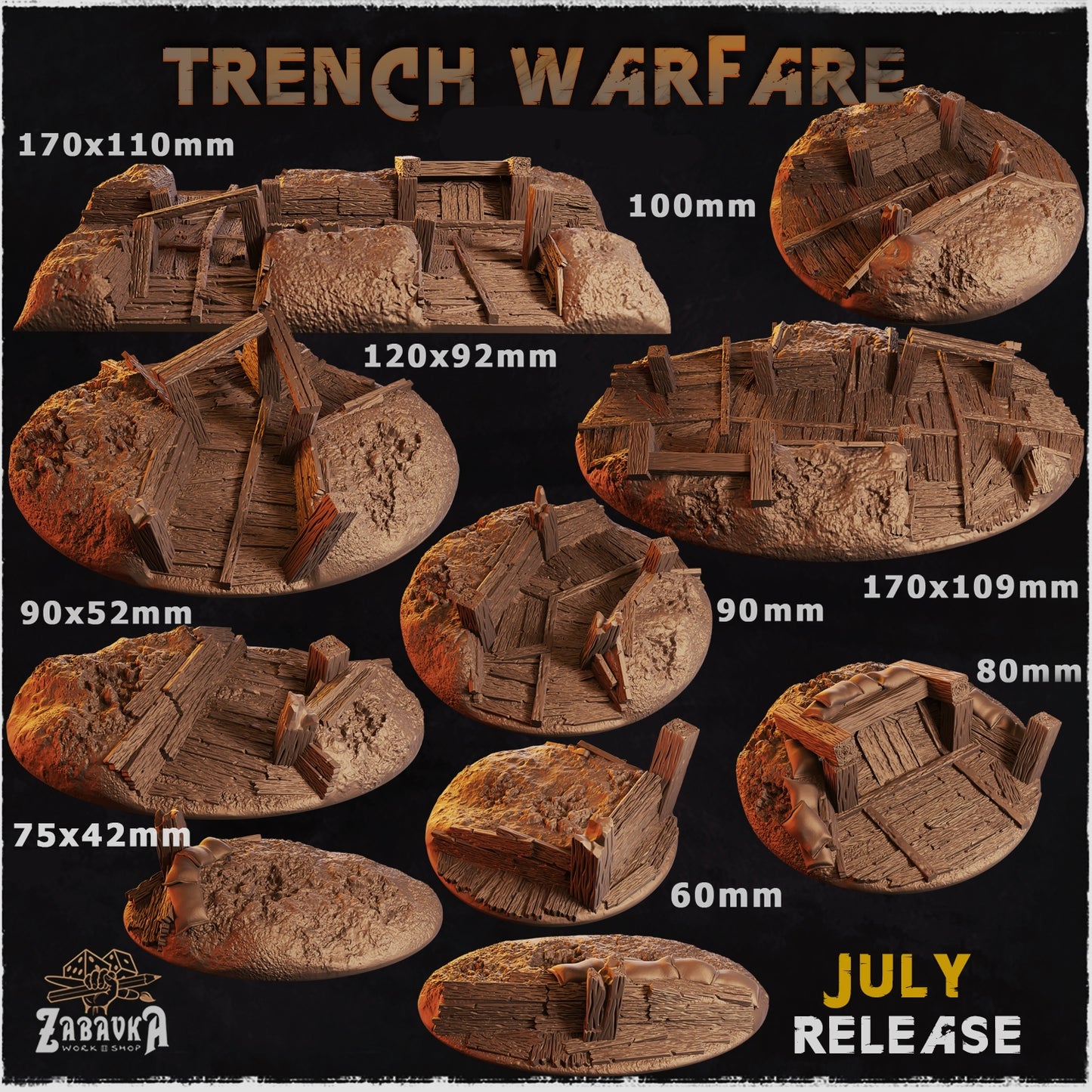 Trench Warfare Base Toppers