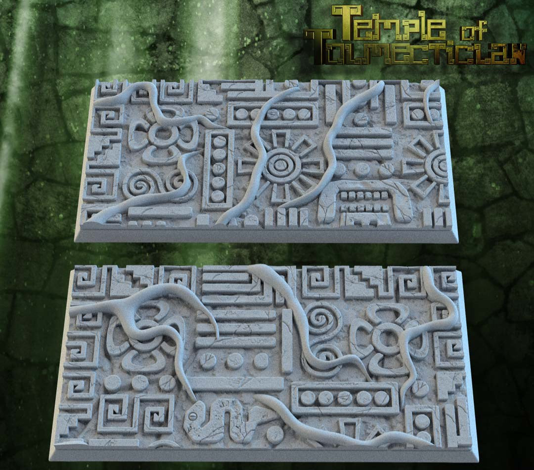 Aztec Square Resin Bases