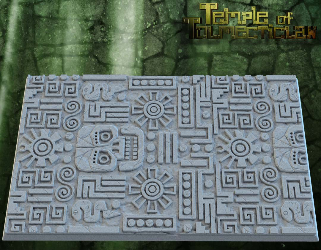 Aztec Square Resin Bases