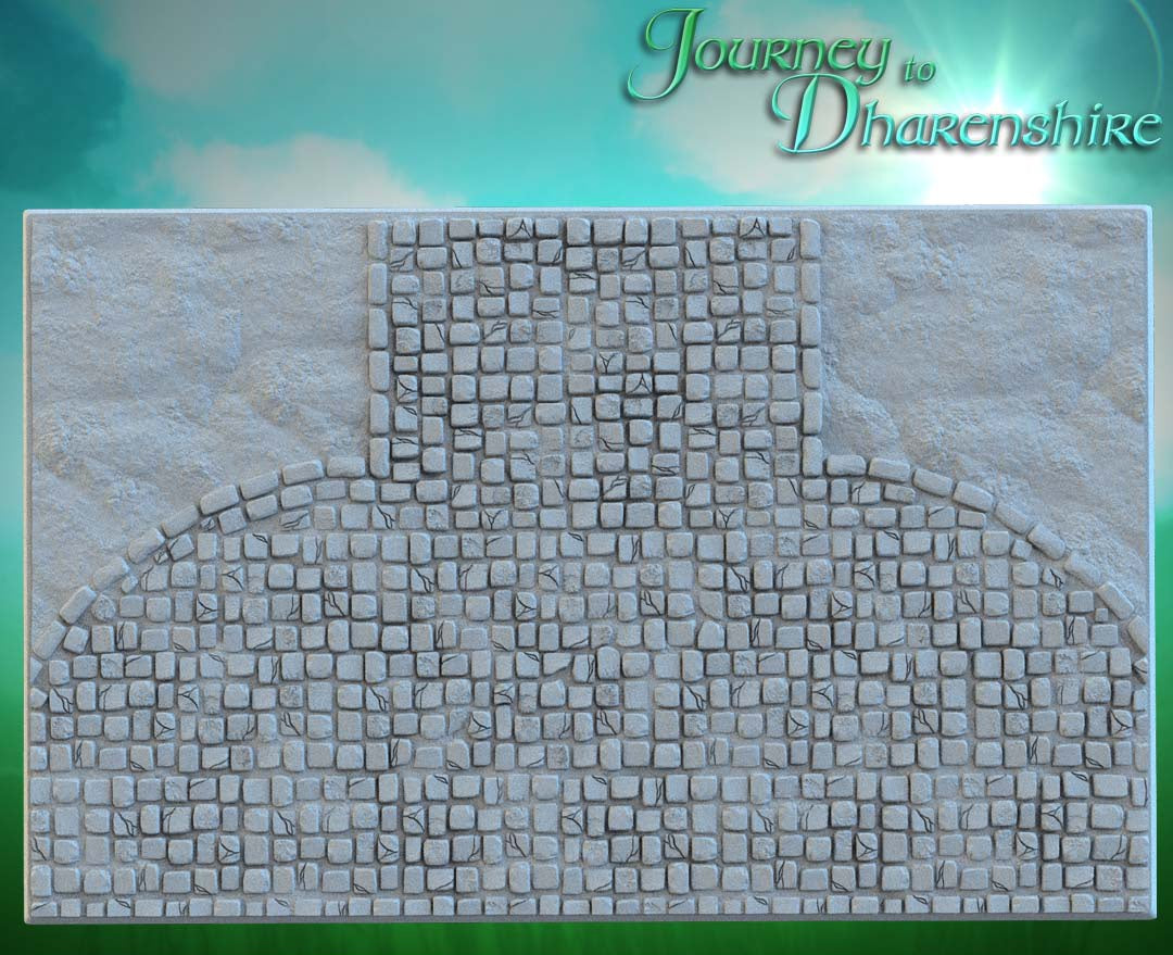 Cobblestone Square Resin Bases