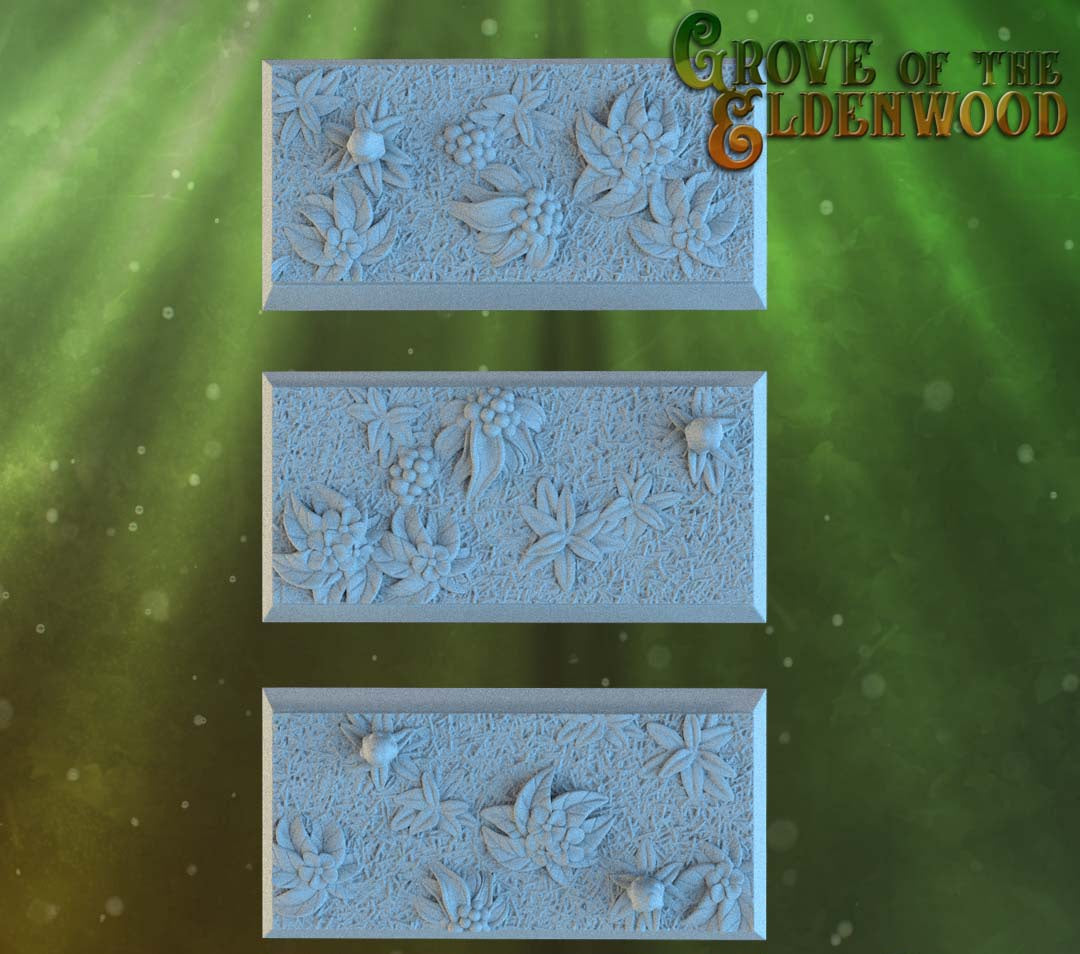Forest Square Resin Bases