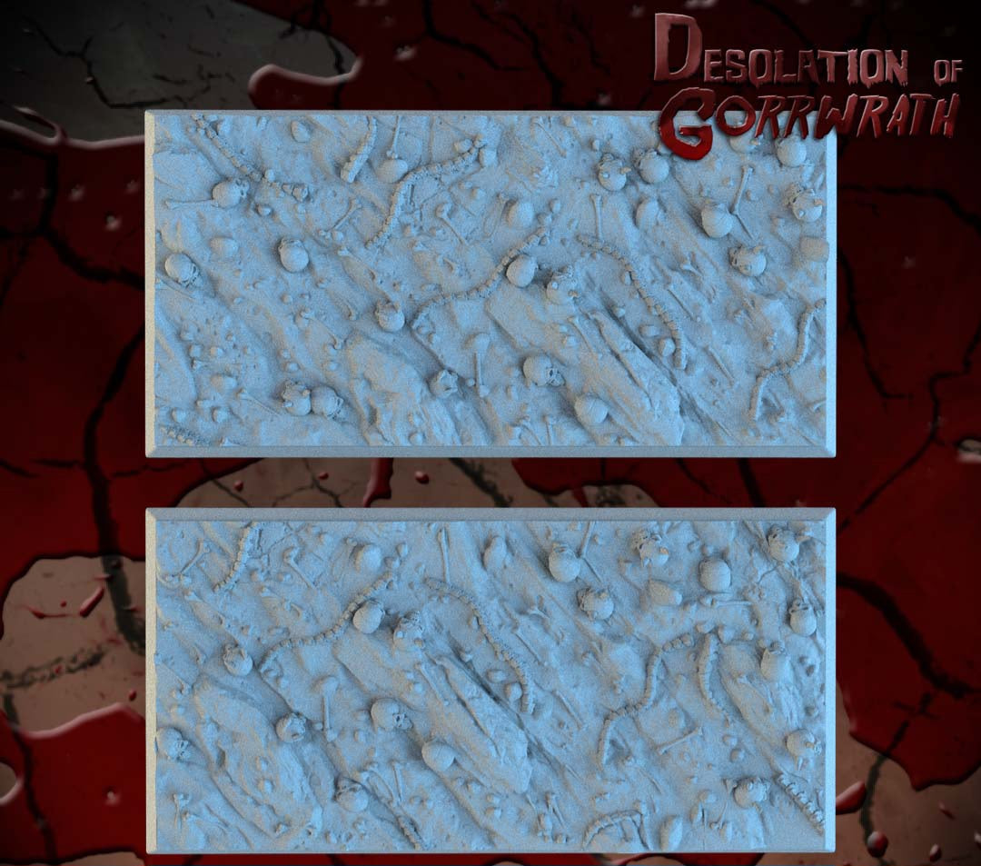 Hellscape Square Resin Bases