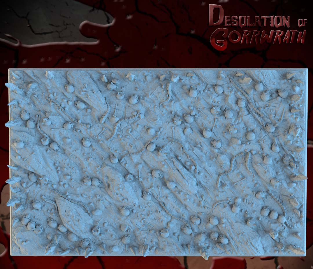 Hellscape Square Resin Bases