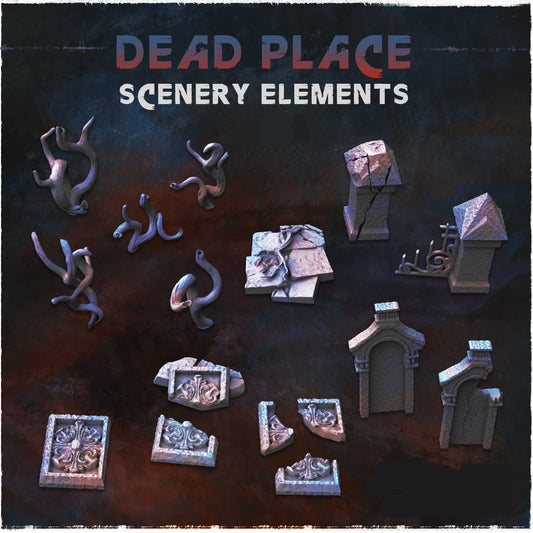 Dead Place Graveyard Scenery Basing Bits