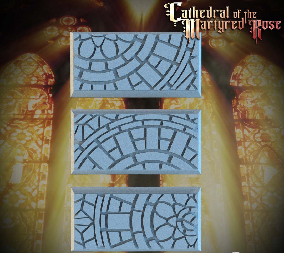 Mosaic Square Resin Bases