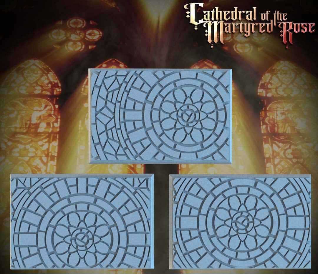 Mosaic Square Resin Bases
