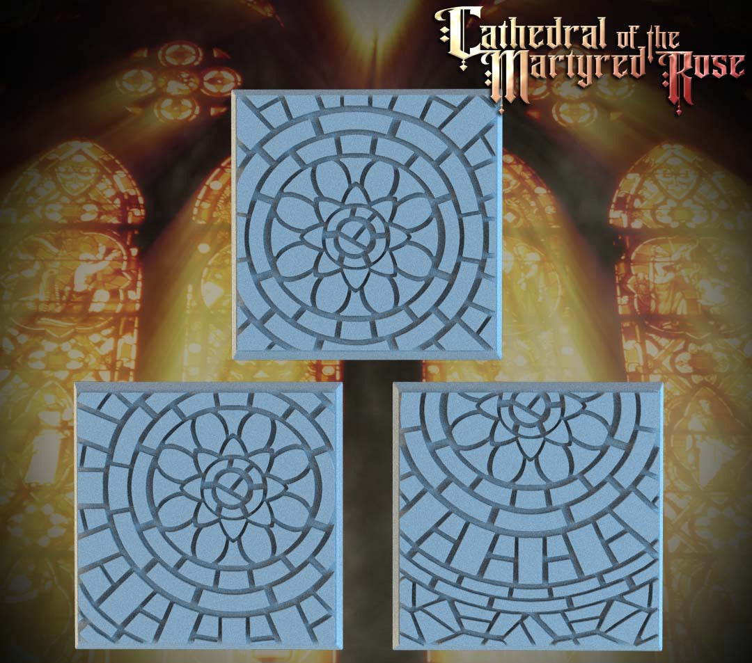 Mosaic Square Resin Bases