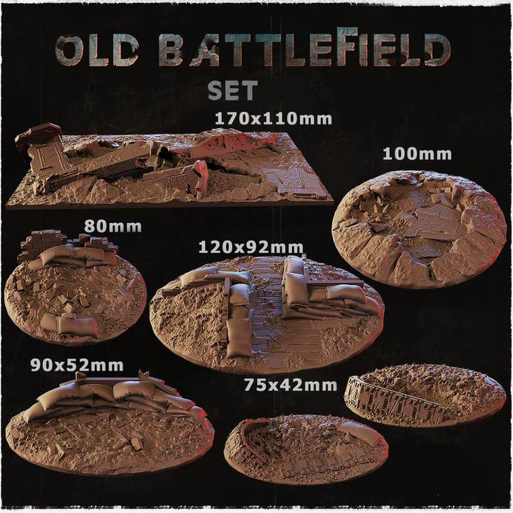 Alte Battlefield Base Toppers