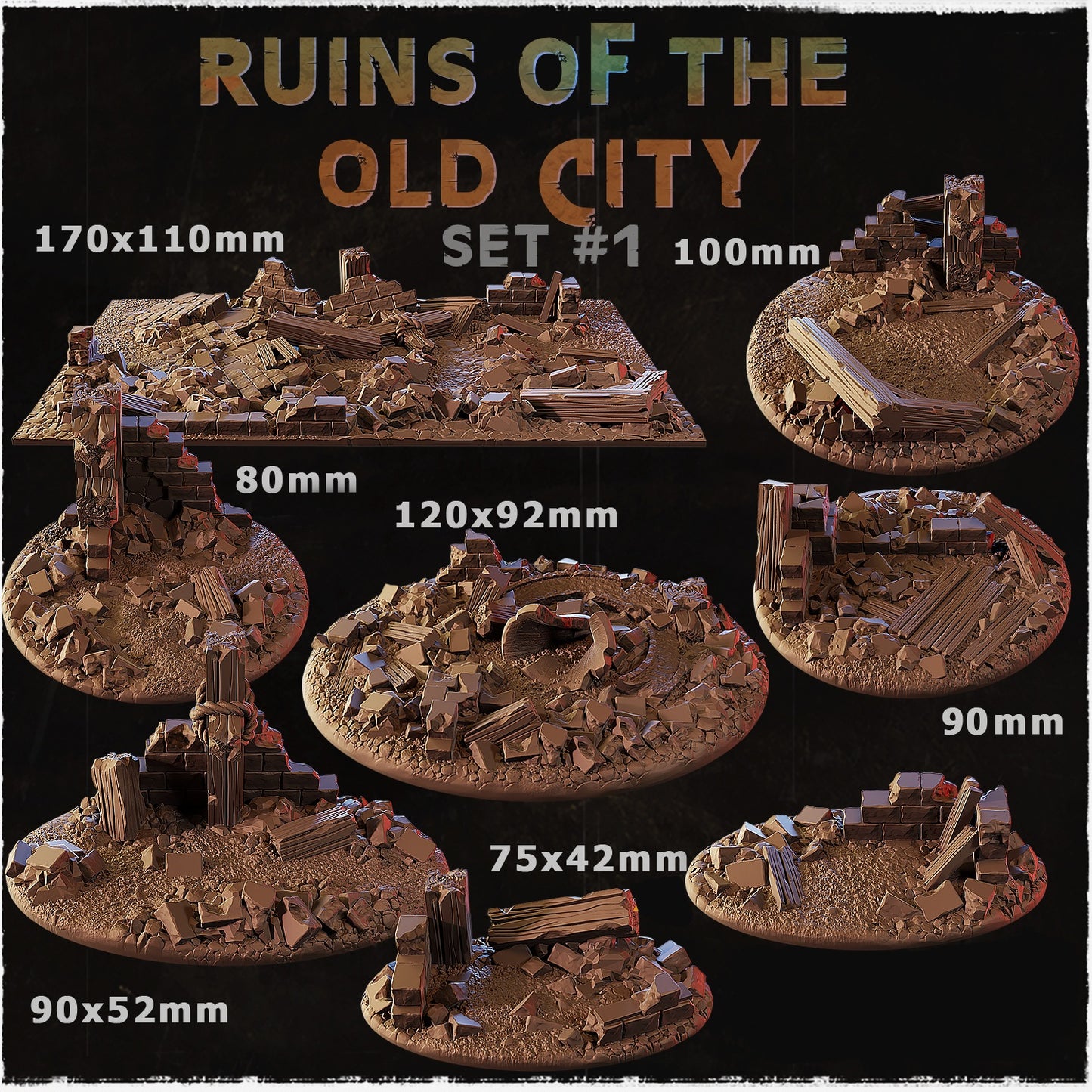 Ruinen der Old City Base Toppers