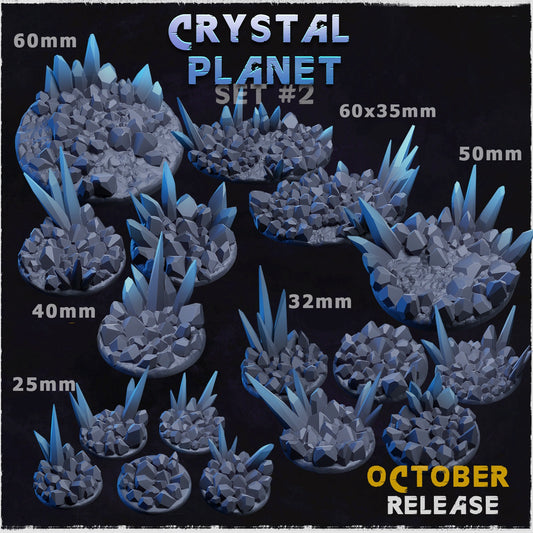 Crystal Planet Base Toppers