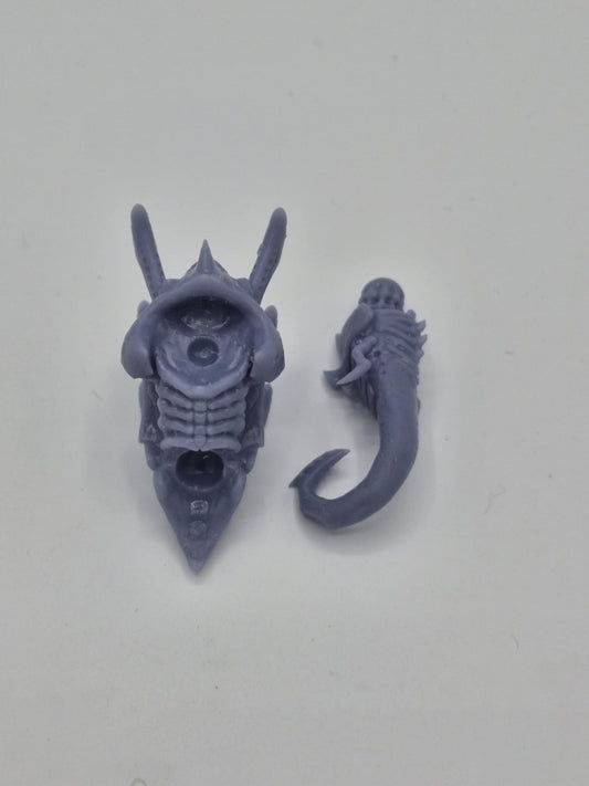 3D Printed Bug Torso and Tail Compatible with Venomthropes