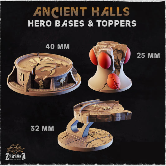 Ancient Halls Hero Base Toppers