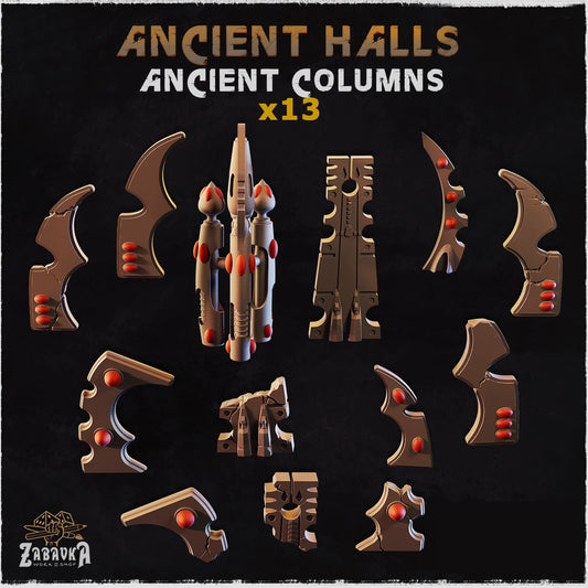 Ancient Halls Columns Basing Bits