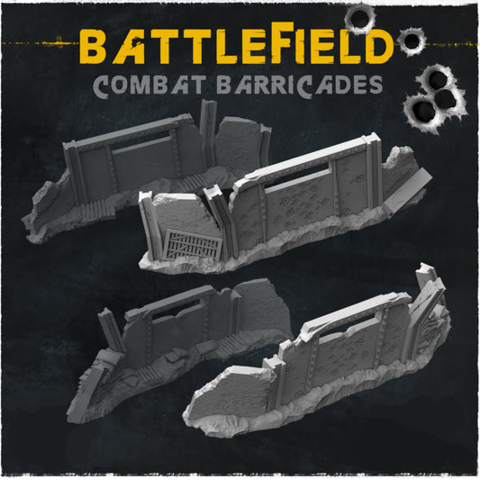 Battlefield Resin Wargaming Barricades