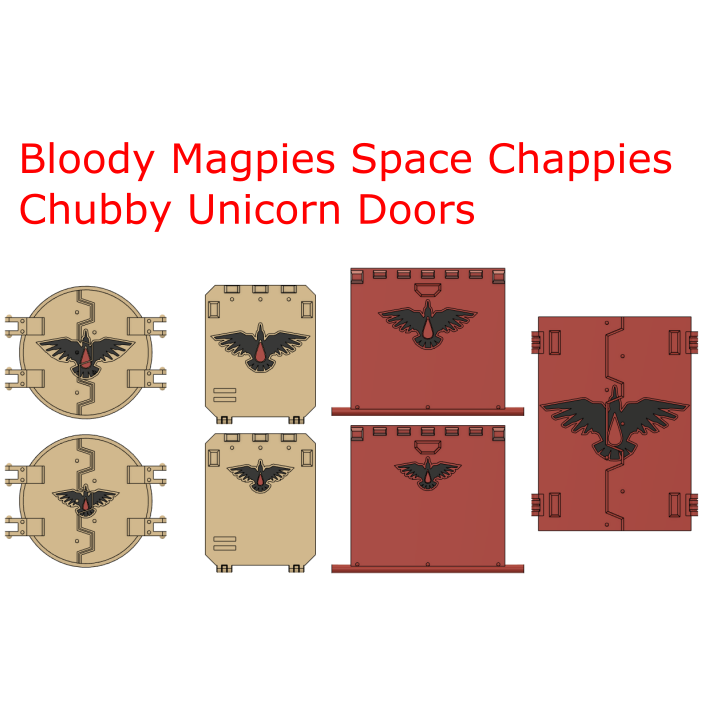 The Chubby Unicorn Doors