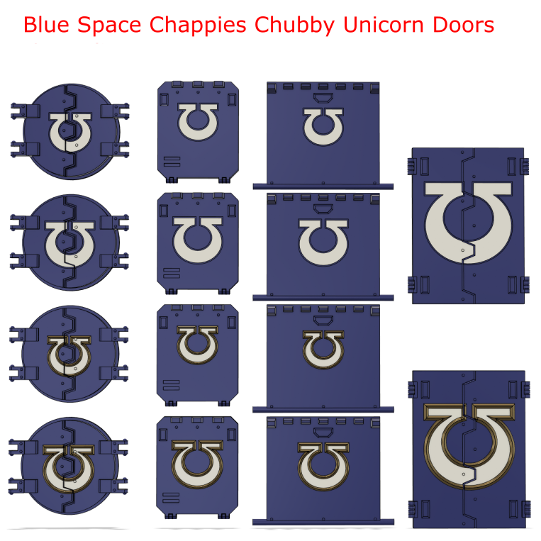 The Chubby Unicorn Doors