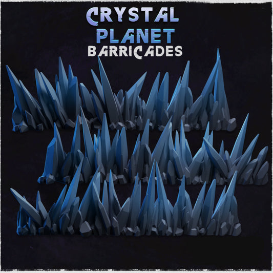 Barricades de Wargaming en résine Crystal Planet