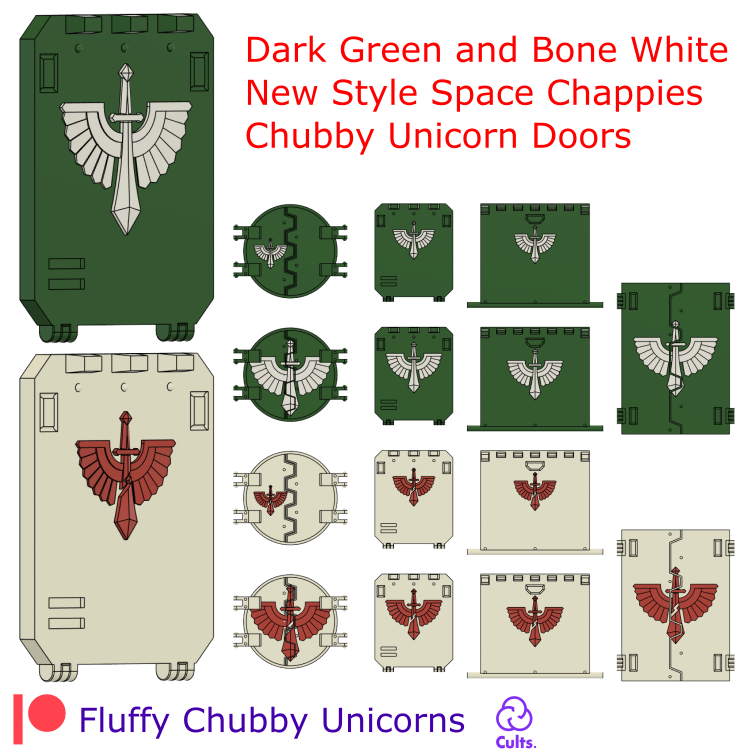 The Chubby Unicorn Doors