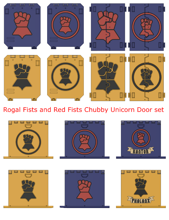 The Chubby Unicorn Doors