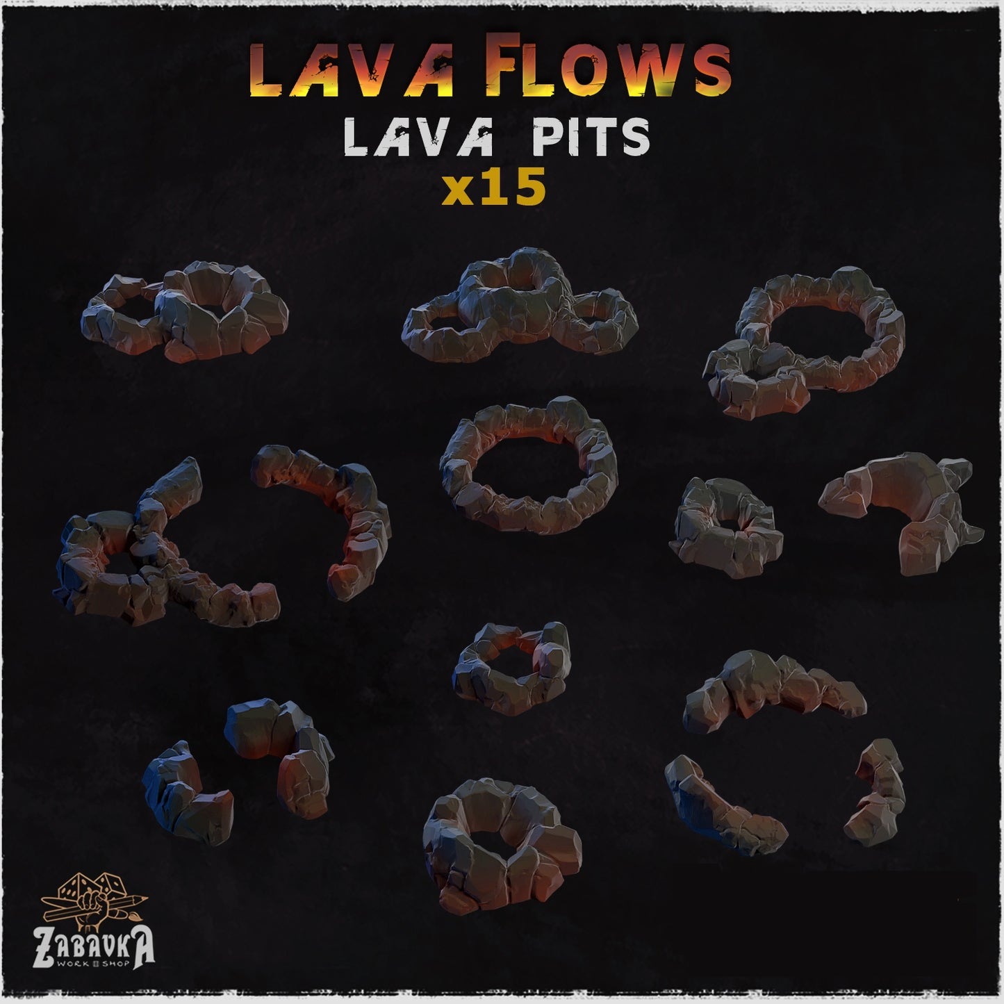 Lava Flows Lava Pits Basing Bits