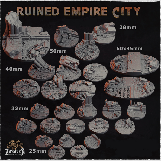 Ruined Empire City Base Toppers