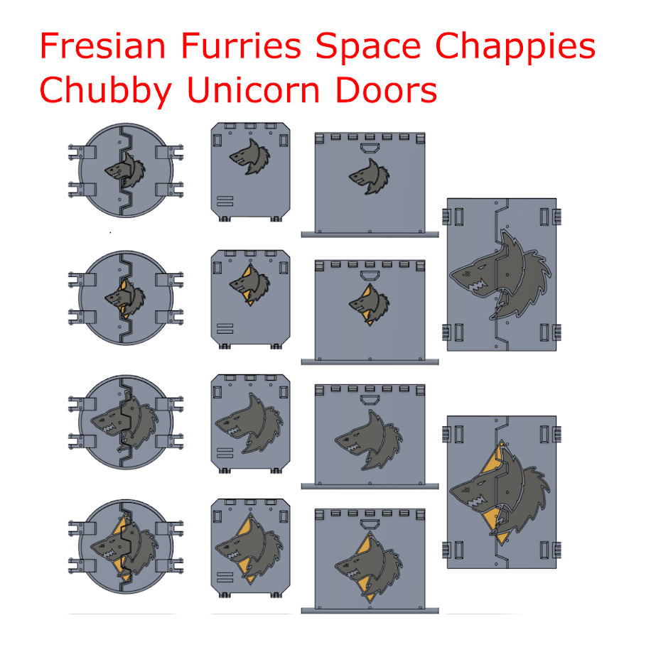 The Chubby Unicorn Doors