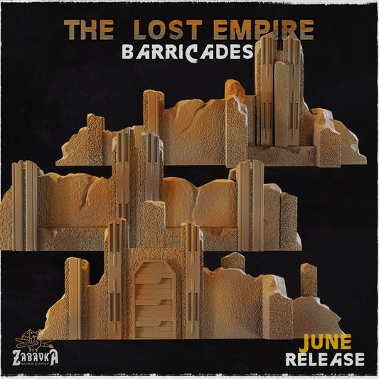The Lost Empire Wargaming Barricades