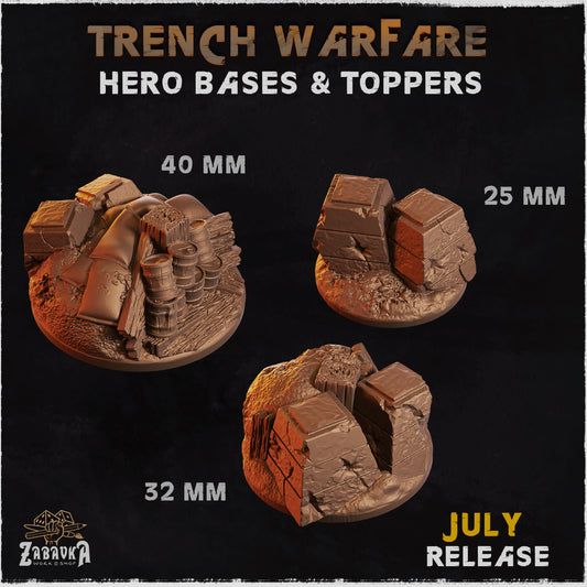 Trench Warfare Hero Base Toppers