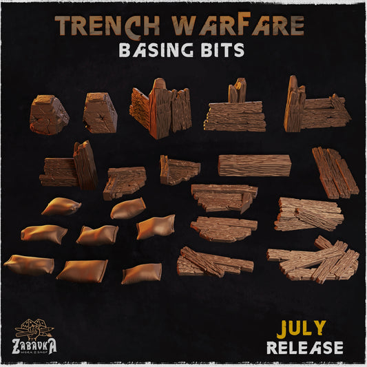 Trench Warfare Miscellaneous Ruin Basing Bits